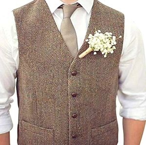 NWT Herringbone Wool Vest
